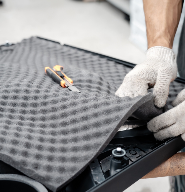 New Foam & Lining Installation